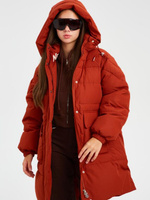 Куртка зимняя для девочки Nota Bene терракотовый (152 см)