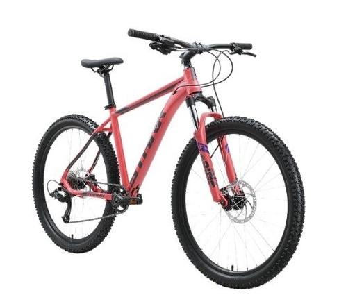 Горный велосипед Stark Router 27.3 HD красный/никель 18" 2023, HQ-0009907 STARK