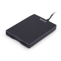 Дисковод внешний 3.5" Buro" BUM-USB FDD, 1.44МБ, USB, черный