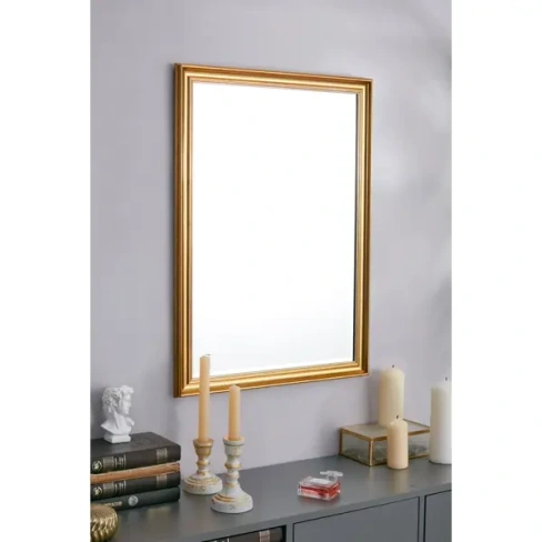 Зеркало декоративное Inspire Классика прямоугольник золото античное 50x70 см INSPIRE Декоративное зеркало с рамой