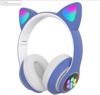 Гарнитура полноразмерная беспроводная CAT STN-28 Bluetooth, светящиеся ушки