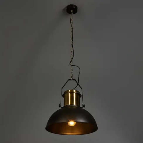 Светильник подвесной Inspire Ted, 1 лампа, 3 м², цвет черный INSPIRE None
