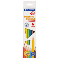 Набор цветных карандашей BRAUBERG Premium 6цв