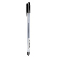 Ручка шариковая черная СТАММ VeGa 0,7мм
