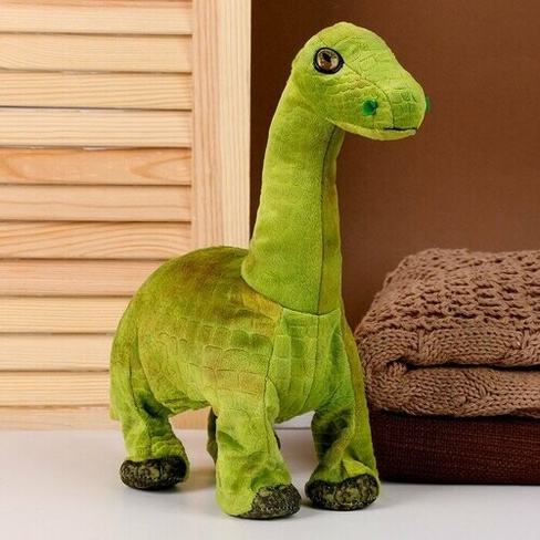 Мягкая музыкальная игрушка «Динозаврик», 31 см, цвет зелёный Нет бренда