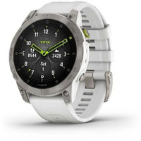 Смарт-часы Garmin Epix Gen 2 Sapphire, 33.02мм, 1.3", белый/титан [010-02582-21]