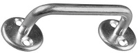 Ручка-скоба РС80-2 80 мм, белый цинк (37691-080)