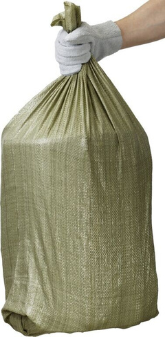 Строительные мусорные мешки STAYER HEAVY DUTY 105х55см, 80л (40кг), зеленые, 10шт, плетеные хозяйственные (39158-105)