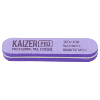 Пилка для ногтей KAIZER Pro 9см мягкая овал с шлиф.бафиком