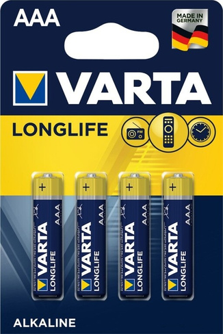 Элемент питания LR 03 Varta Longlife (4103) BL-4