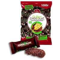 В.А.Ш. ШОКОЛАТЬЕ+ ассорти Co barre de Chocolat мультизлаковые с темной глазурью, 1 кг, флоу-пак