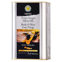 Масло оливковое CRETEL нерафинированное Extra Virgin Estate P.D.O. Messara, 3 л