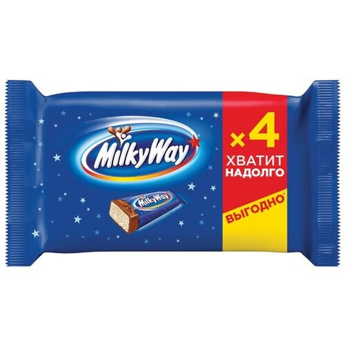 Батончик Milky Way с суфле, 26 г, 4 шт.
