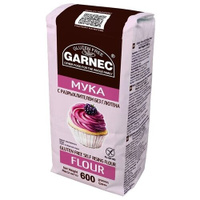 GARNEC Гарнец мука кондитерская с разрыхлителем без глютена "Flour" 600 г.