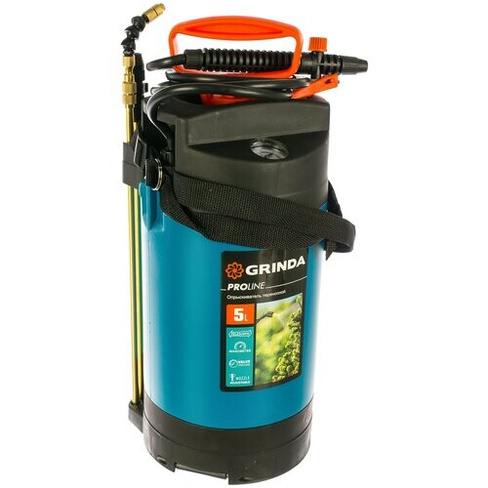 Опрыскиватель GRINDA PT-5 Clever Spray 5 л синий/черный 5 л