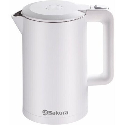 Чайник электрический Sakura SA-2170W двухслойный корпус, белый 1.7л SAKURA