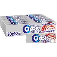Жевательная резинка Orbit White Классический, без сахара, 13.6 г, 30 шт. в уп.