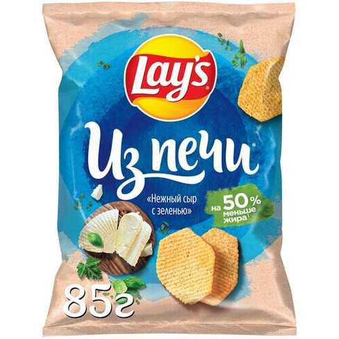 Чипсы Lay's Из печи картофельные, зелень-сыр, 85 г Lays