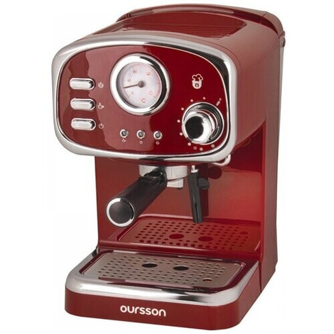 Кофеварка рожковая Oursson EM1505 EU, бордовый