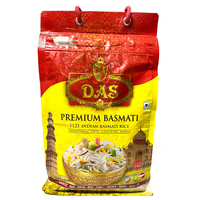 Рис DAS Басмати Premium 1121 индийский длиннозерный пропаренный, 2 кг