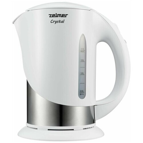 ZELMER Чайник электрический пластик ZCK7630W-Crystal Zelmer