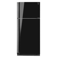 Холодильник Sharp SJ-XP59PGBK, черное стекло