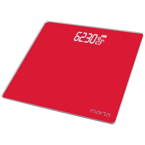 Весы электронные MARTA MT-SC3600, красный рубин