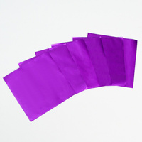 Фольга для конфет 10*10см 100шт., фиолетовый UPAK LAND