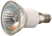 Галогенная лампа сзащитным стеклом СВЕТОЗАР 35Вт E14 2700K 220В 51мм (SV-44833)