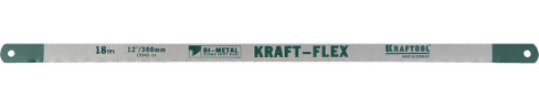 Биметаллическое гибкое полотно по металлу KRAFTOOL Alligator-18 18 TPI, 300 мм (15942-18-S10)