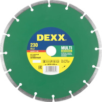 Алмазный диск DEXX MULTI UNIVERSAL 230 мм (22.2 мм, 7х2.4 мм) (36701-230)