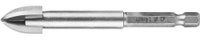 Сверло по стеклу и кафелю STAYER 14 мм, 4х кромка, HEX 1/4 (2985-14)