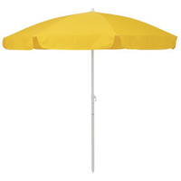 Зонт пляжный "викэнд 32" с регулировкой по высоте, d 2,0 м, жёлтый ЗОНТ