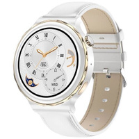 Умные часы WearFit X6 Pro 44 мм NFC, белый/золотой