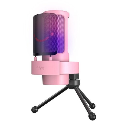 Микрофон FIFINE, модель A8V, розовый Fifine