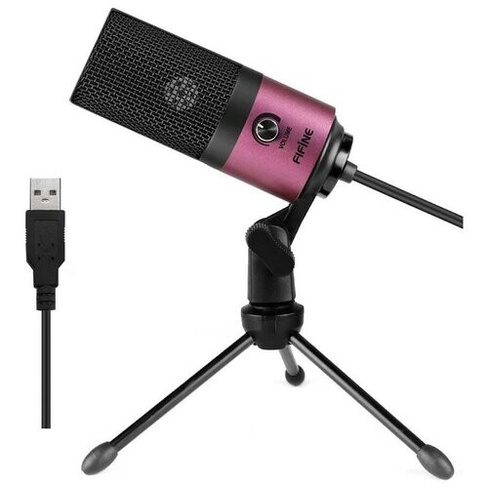 Fifine K669, разъем: mini USB, розовый