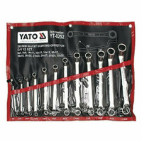 Набор ключей YATO накидных изогнутых 6-32 мм, 12 шт, YT-0252