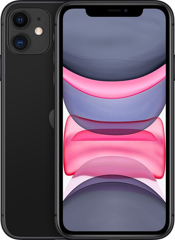 Мобильный телефон Apple iPhone 11 64Gb, nano-Sim+eSIM, Черный