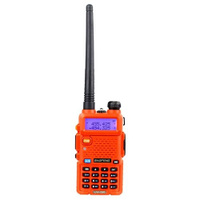 Рация Baofeng UV-5R Красная, портативная радиостанция Баофенг для охоты и рыбалки с аккумулятором на 1800 мА*ч и радиусо