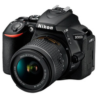 Фотоаппарат Nikon D5600 Kit AF-P DX 18-55mm F/3.5-5.6G VR, черный
