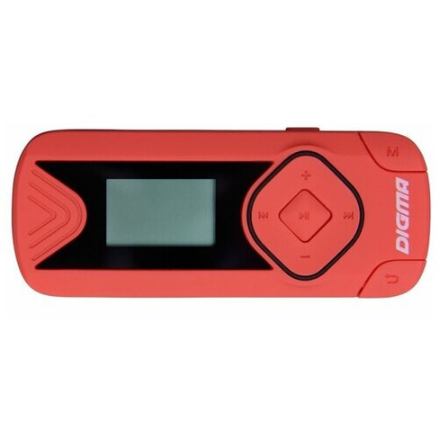 MP3-плеер DIGMA R3 8Gb 8 ГБ, RU, красный Digma