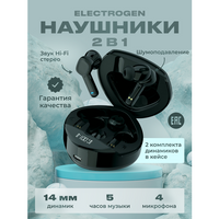 Беспроводные наушники TWS Electrogen 2in1 Hi-Fi Stereo, блютуз наушники, наушники для телефона Android / Iphone / Samsun