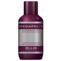 OLLIN Professional Megapolis безаммиачный масляный краситель, 9.7 блондин коричневый, 50 мл
