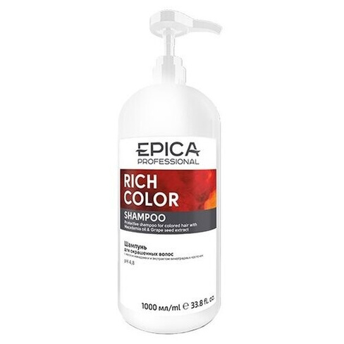 EPICA Professional шампунь Rich Color для окрашенных волос, 1000 мл