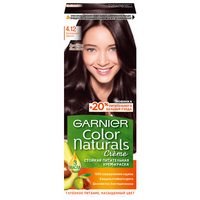 GARNIER Color Naturals стойкая питательная крем-краска для волос, 4.12 Холодный шатен, 112 мл