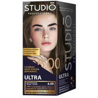 Essem Hair Studio Professional Ultra особо стойкая крем-краска для седых волос, 6.00 Натуральный темно-русый
