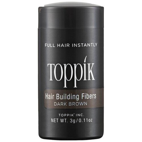 Toppik Загуститель волос Hair Building Fibers, dark brown, 3 г