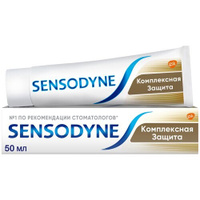 Зубная паста Sensodyne Комплексная Защита, 50 мл, 78 г, разноцветный