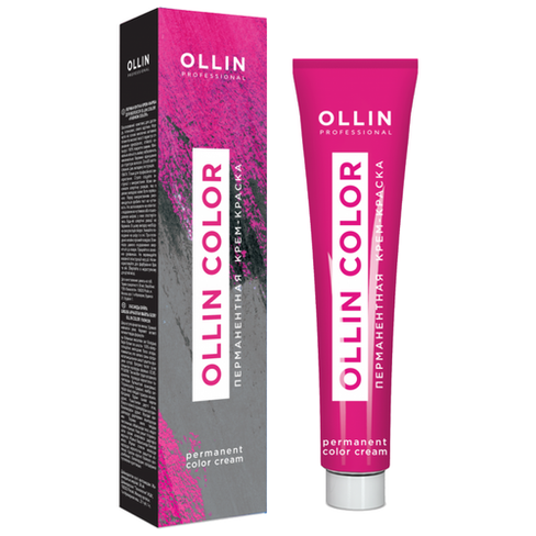 OLLIN Professional Color перманентная крем-краска для волос, 4/5 шатен махагоновый, 60 мл