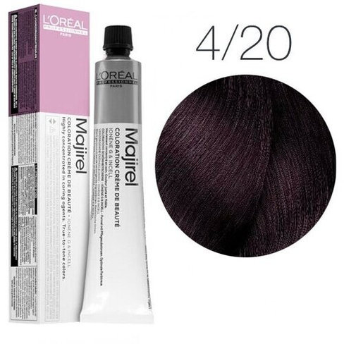 L'Oreal Professionnel Majirel стойкая крем-краска для волос, 4.20 шатен интенсивный перламутровый, 50 мл